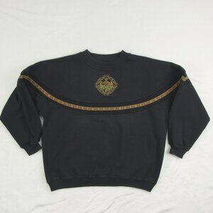 Vintage Pasta Black Sweatshirt Size 2